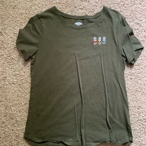 Pineapple embroidered T-shirt